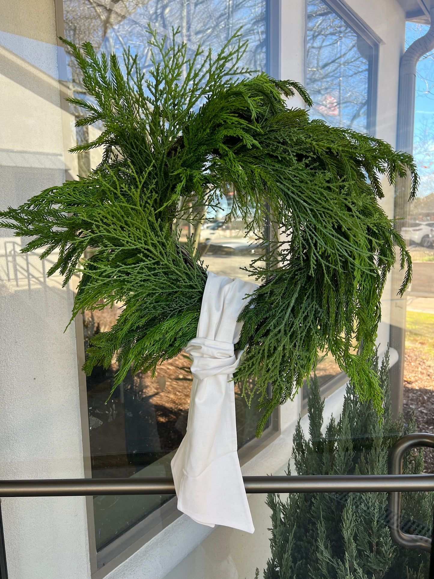 Ivory Wreath Sash