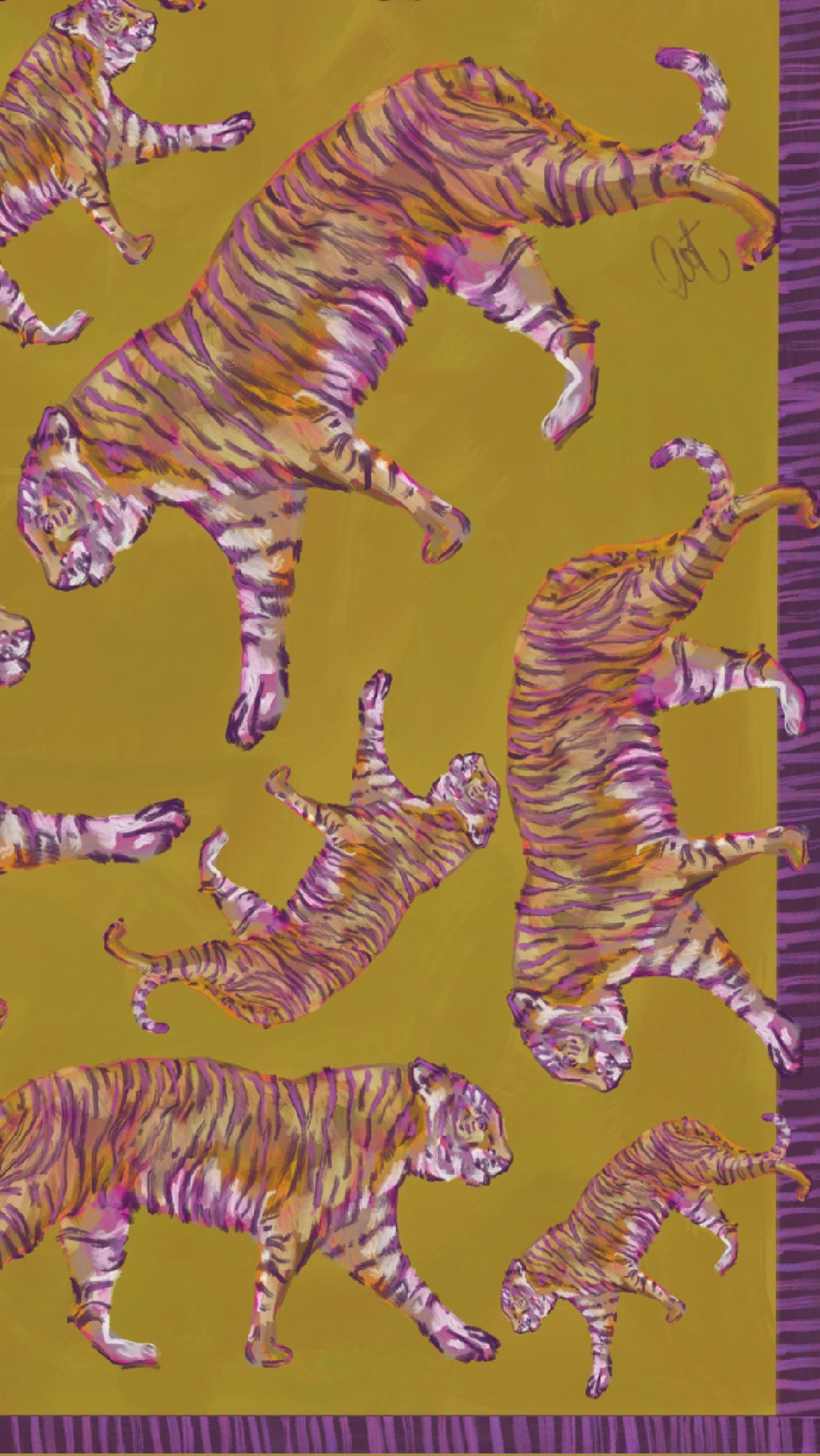 2026 Tiger Square Scarf PREORDER