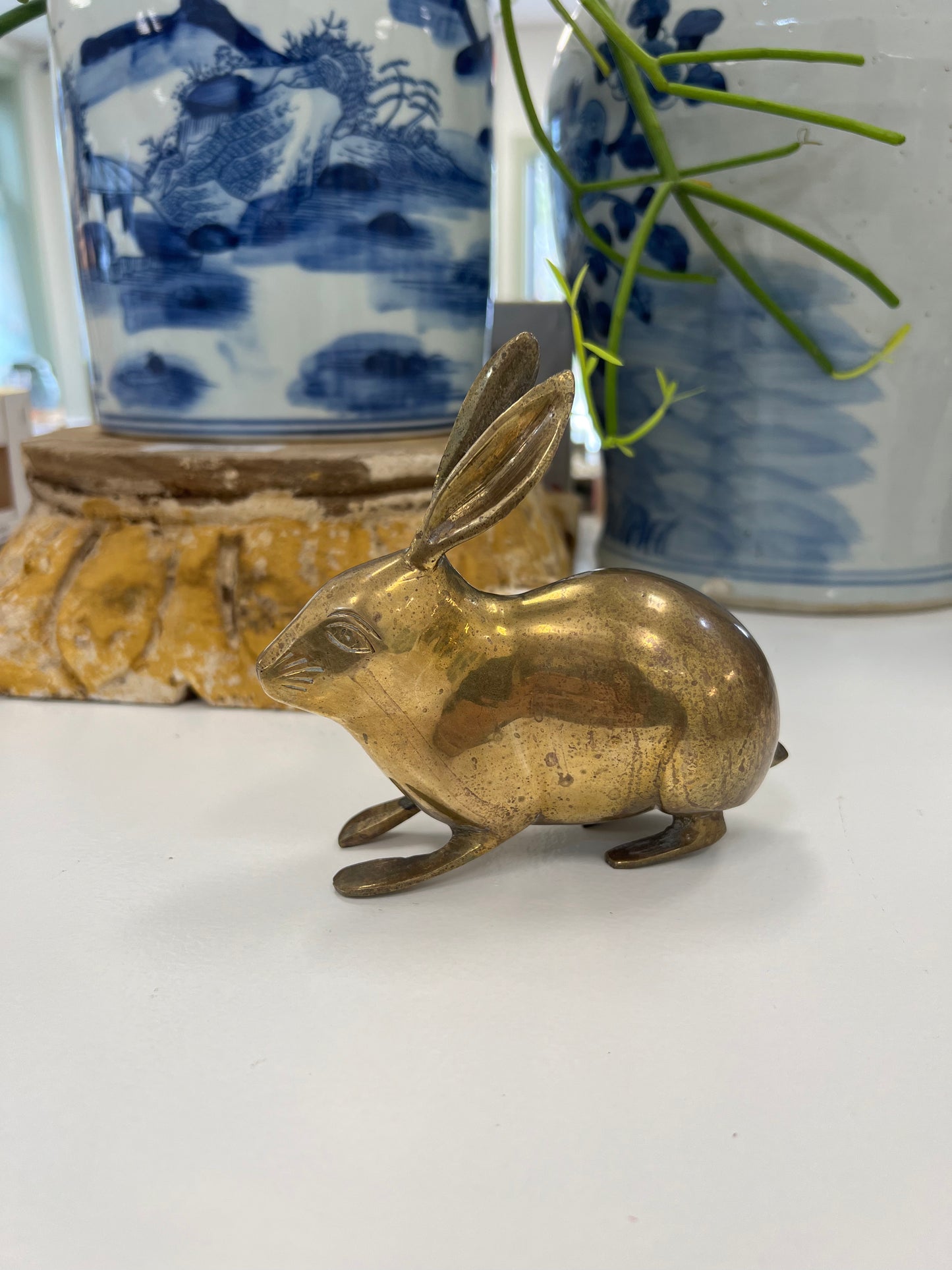 Antique Brass Bunny