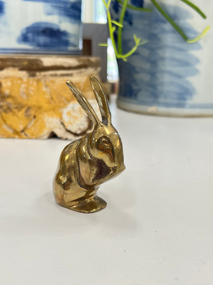 Antique Brass Bunny