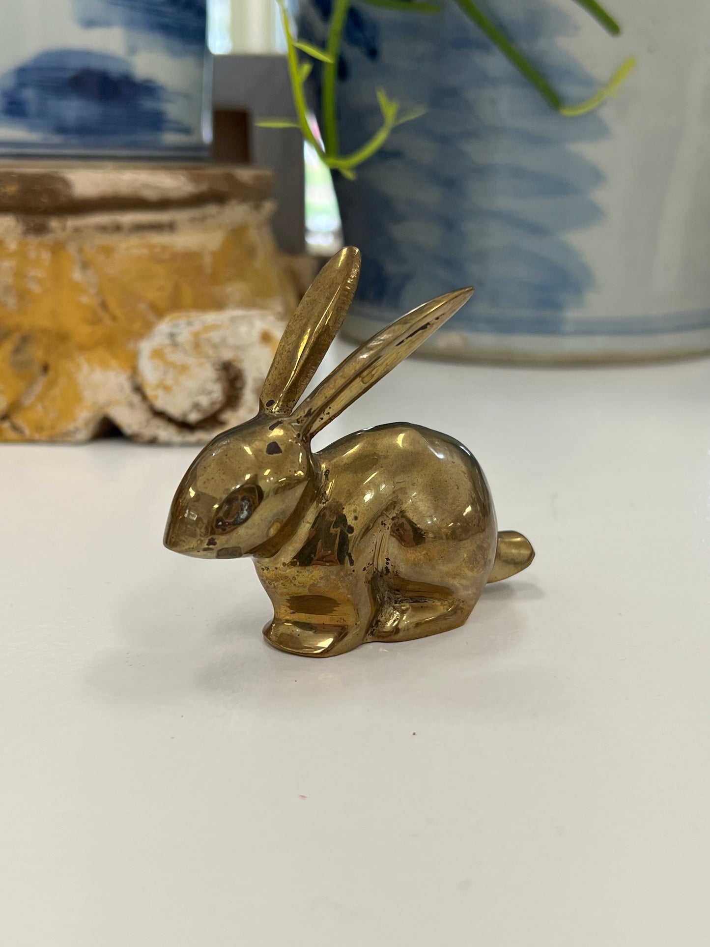 Antique Brass Bunny