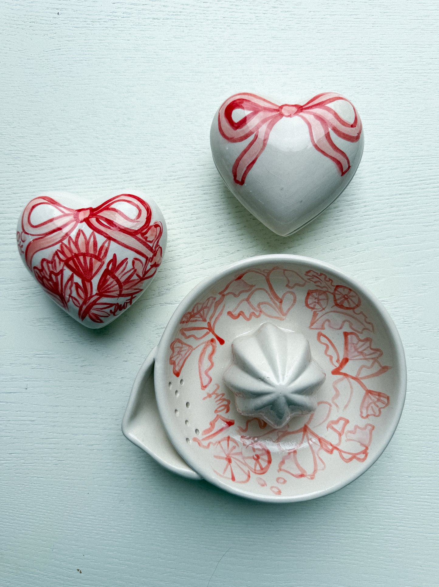 Bow Mini Heart Box