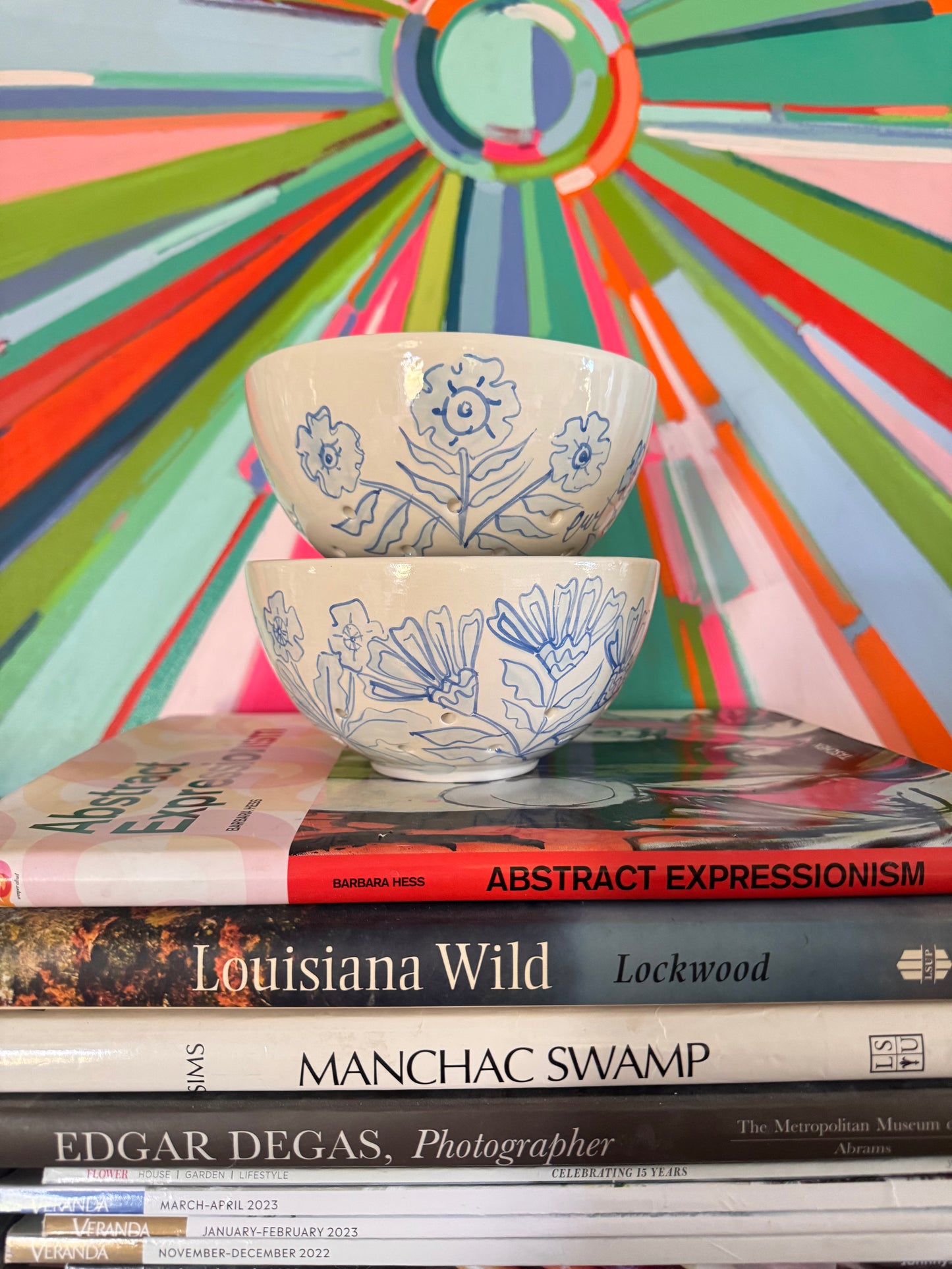 Blue and White Berry Bowls