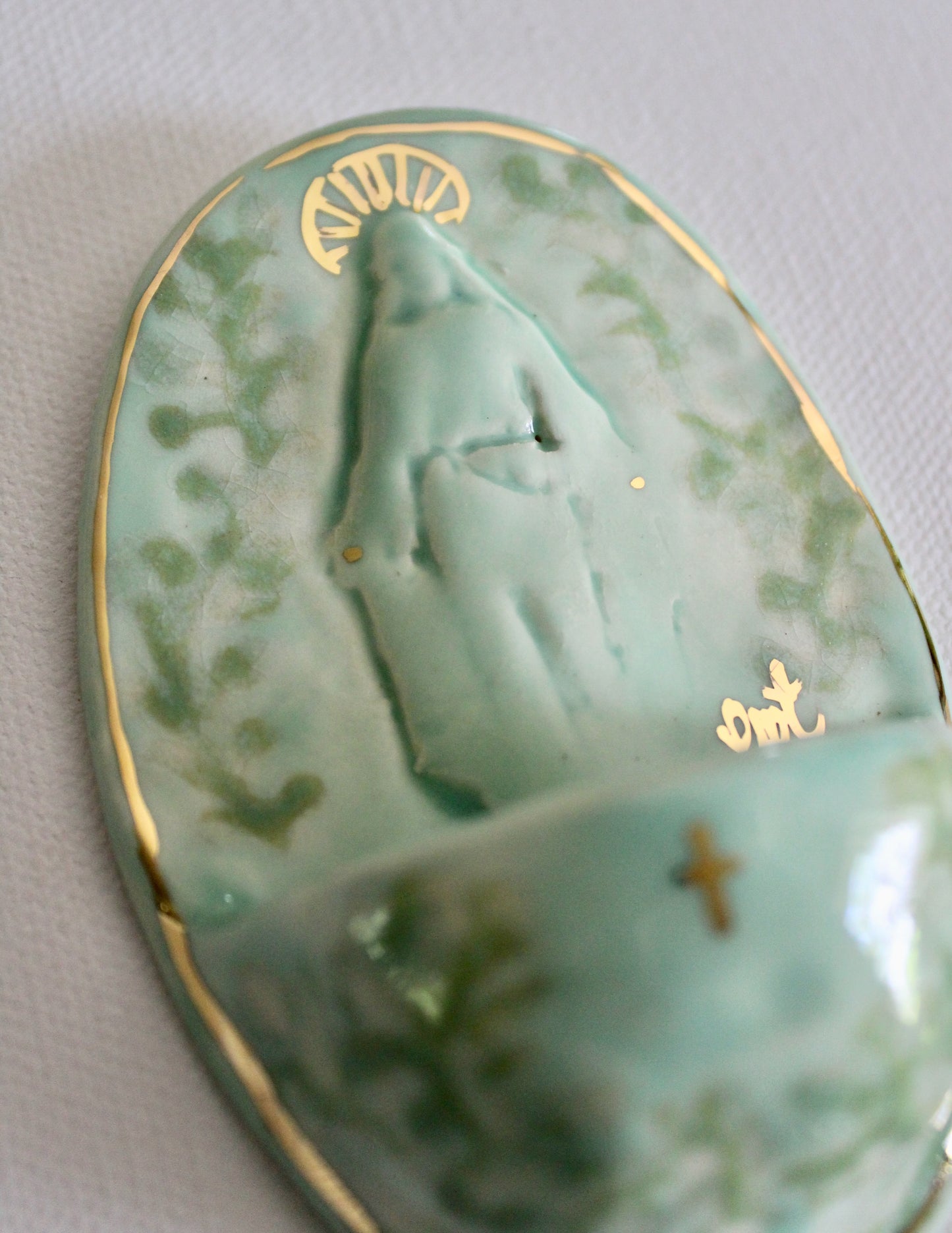 Font - Celadon with Vines