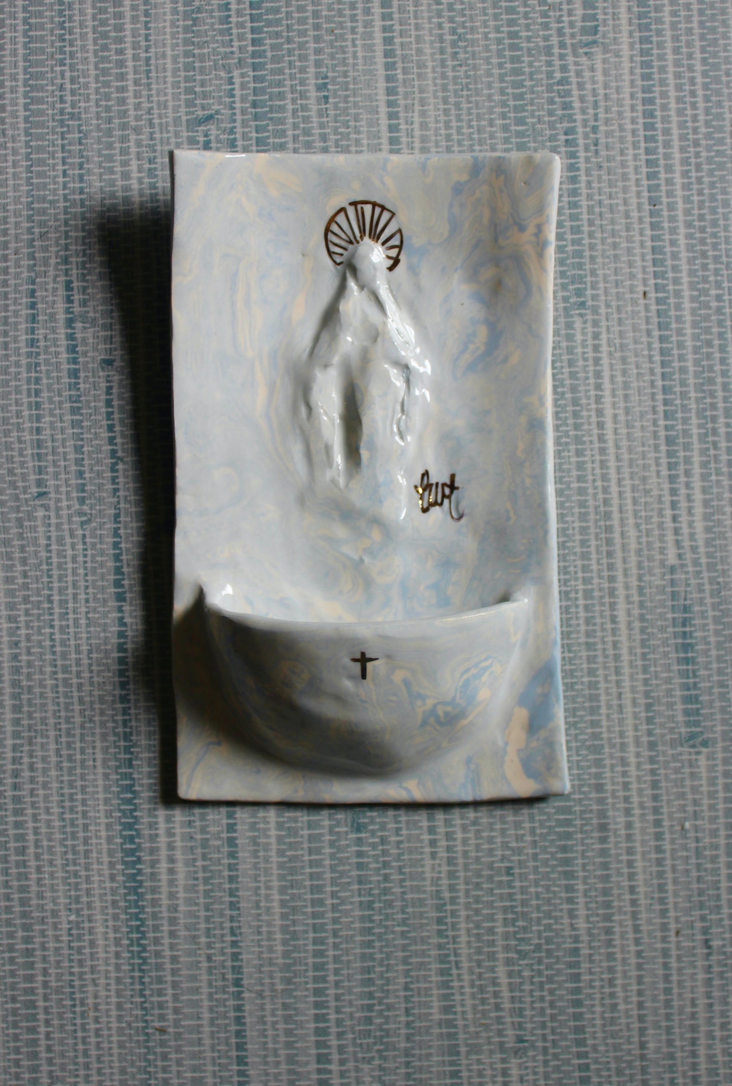 Large Font - Marbled Mary
