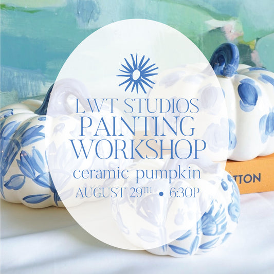 Painting Workshop August 29th- Ceramic Pumpkin