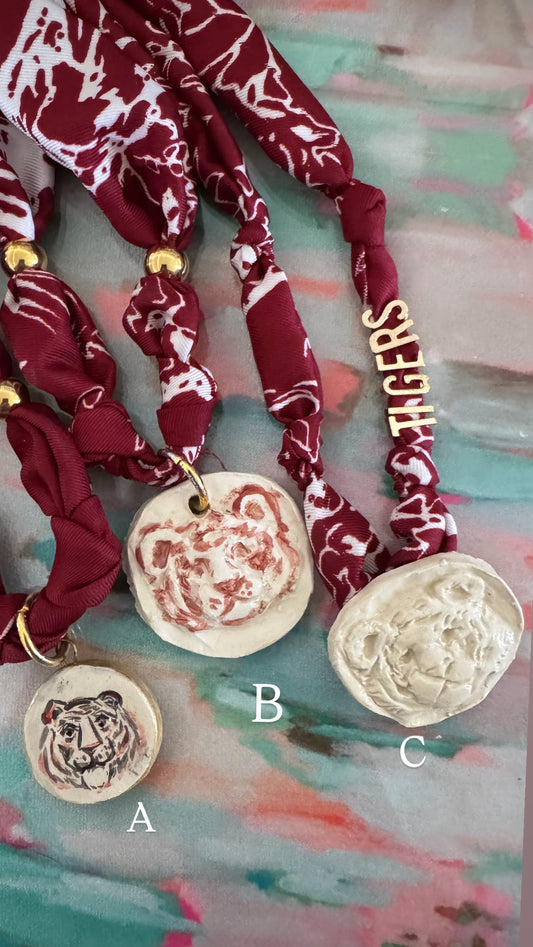 Cardinal Scarf Necklace