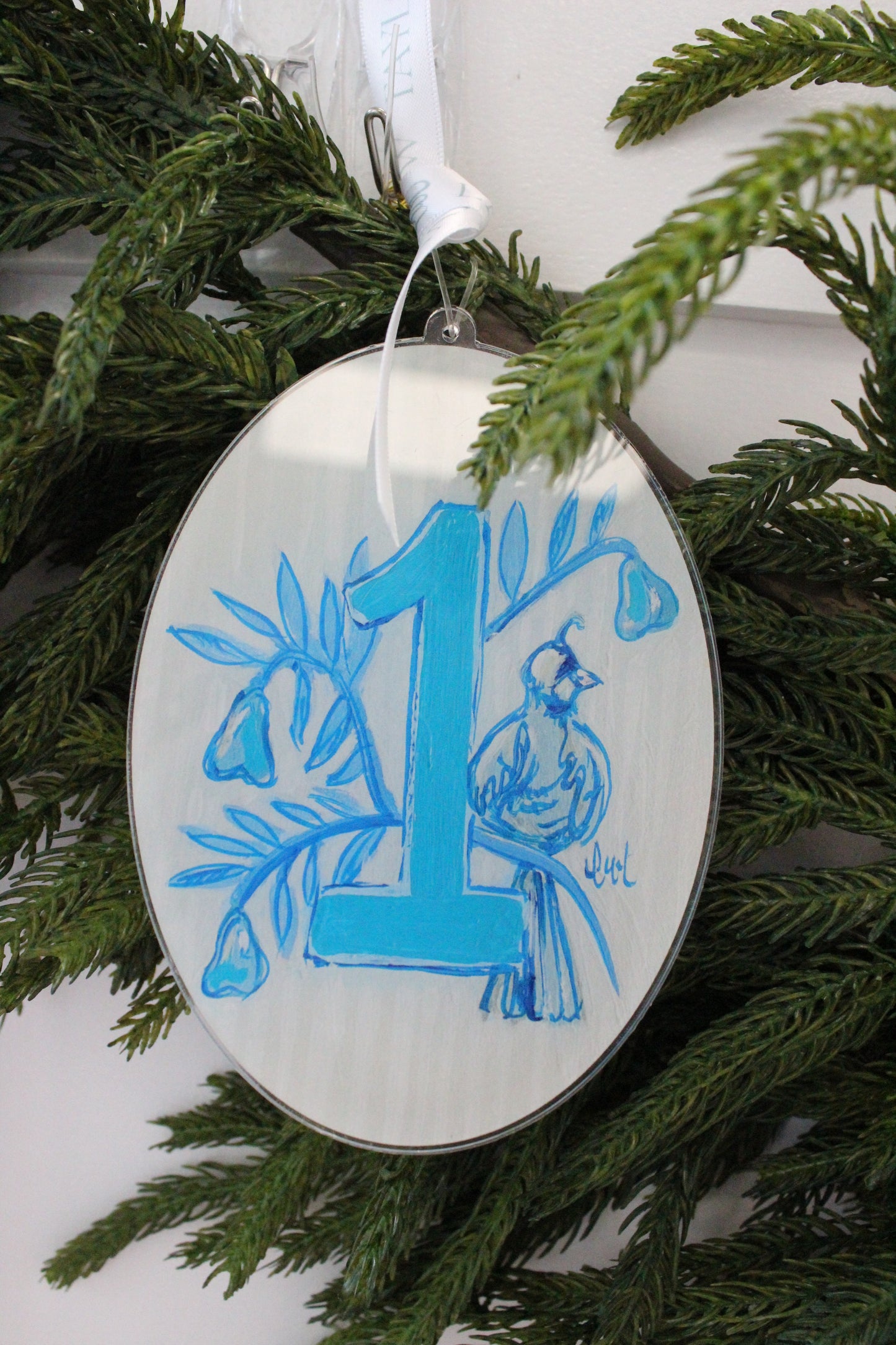 Twelve Days of Christmas Ornament, Set of 12