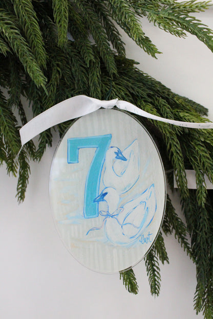 Twelve Days of Christmas Ornament, Set of 12