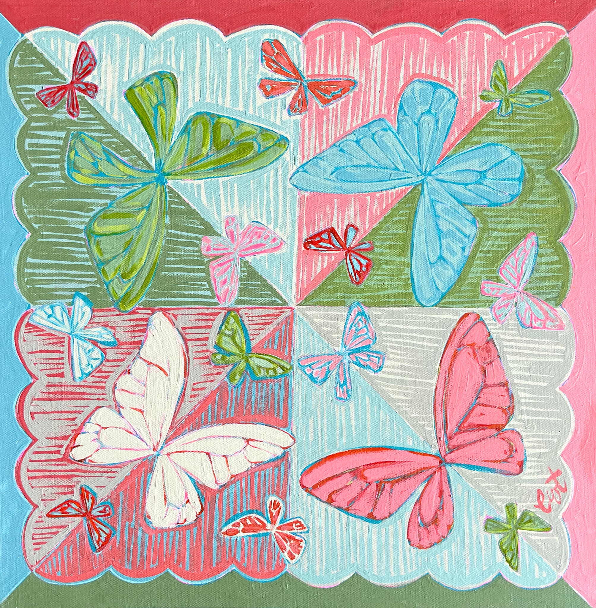 Fall 2023 Butterfly Scarf