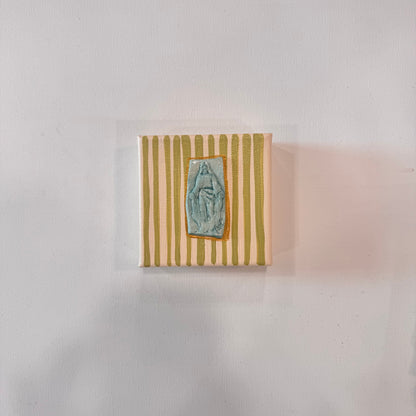 Striped Jesus Icon Canvas