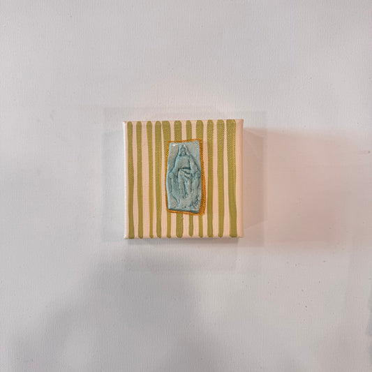 Striped Jesus Icon Canvas