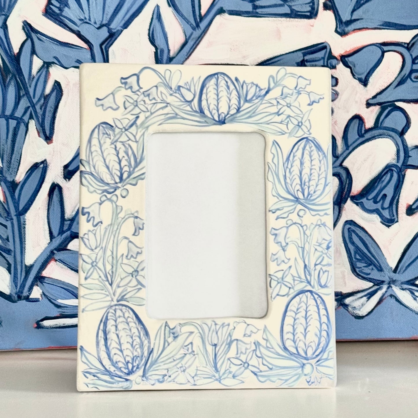 Easter Frame 1, 5x7in opening