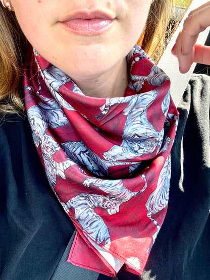 Cardinal Tiger Scarf