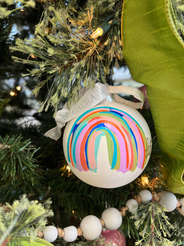 Rainbow Ball Ornament