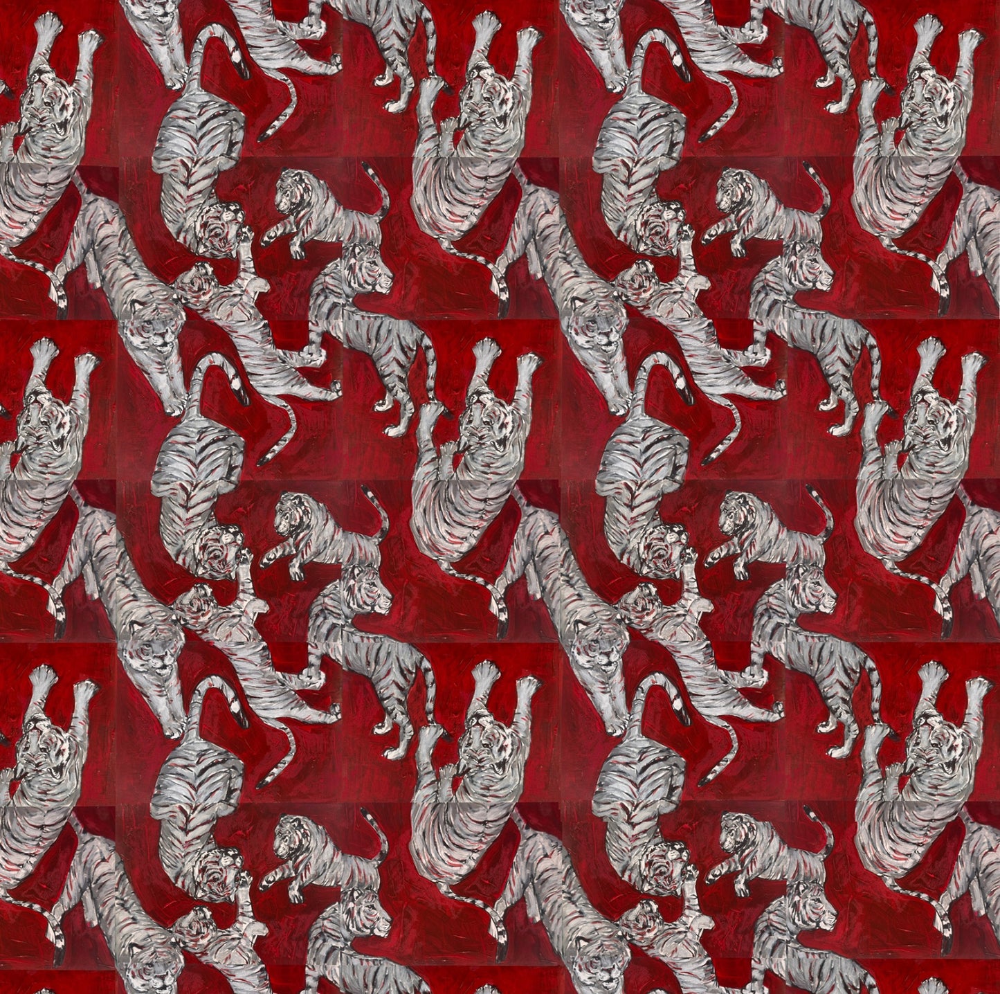 Cardinal Tiger Scarf