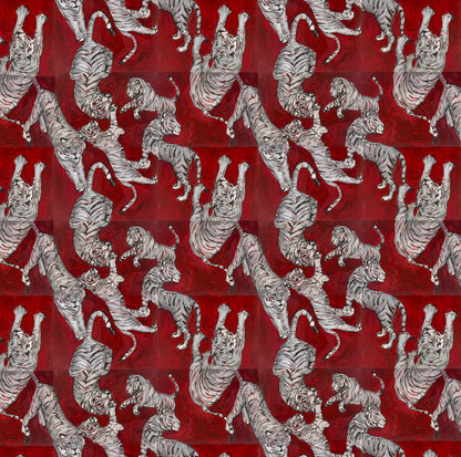 Cardinal Tiger Scarf