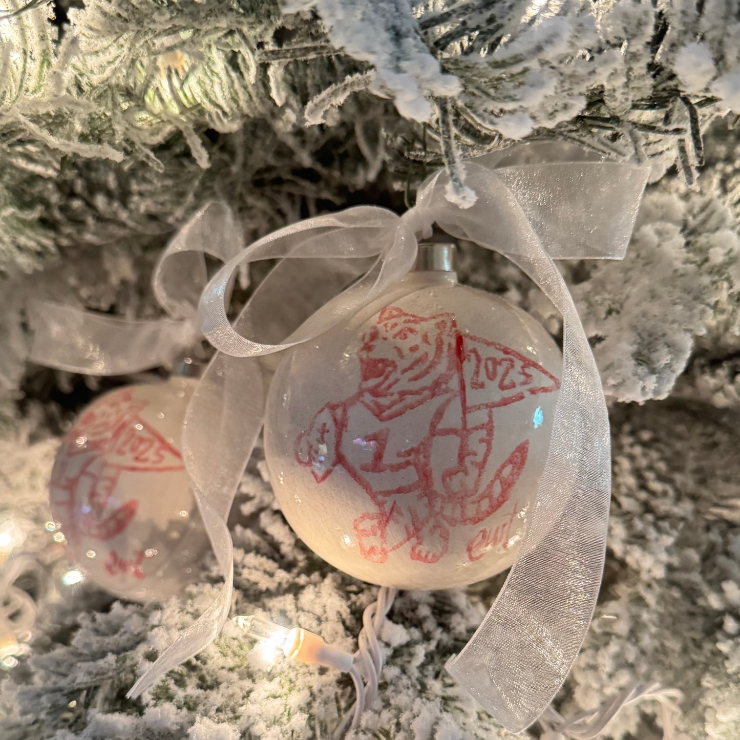 2025 Tiger Football Ornament- Made to Order