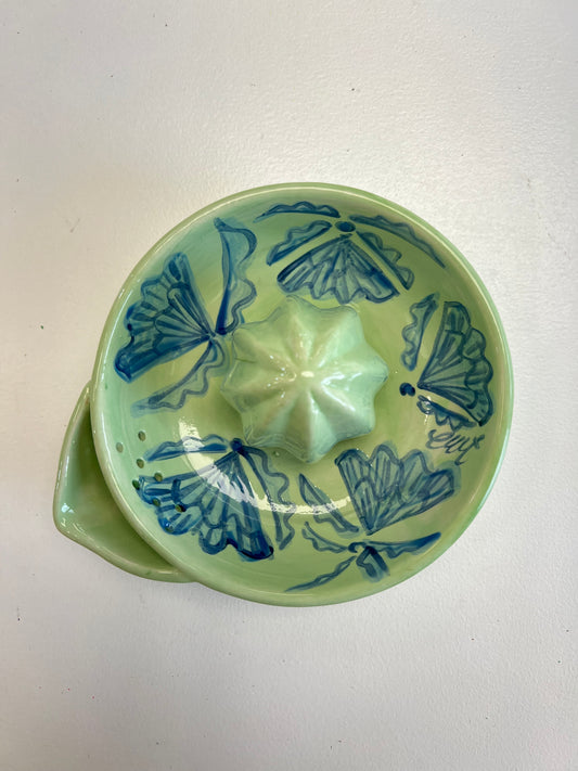 Green Floral Juicer