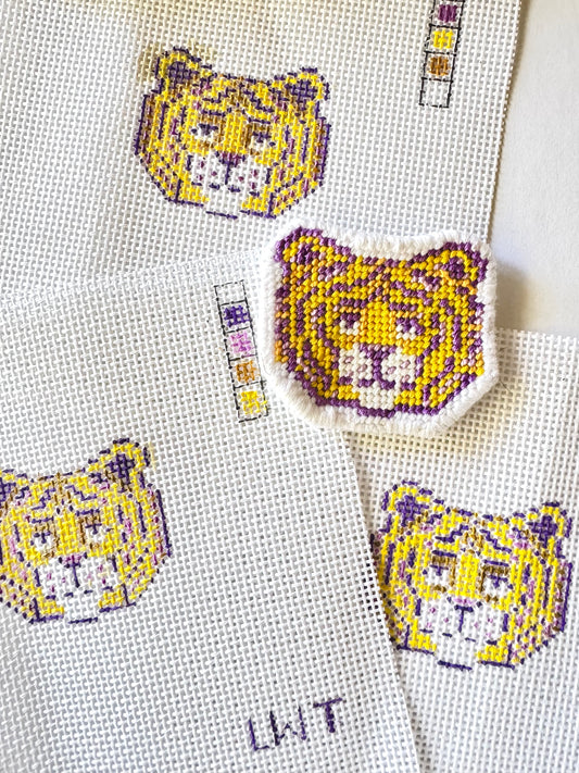LWT Tiger Needlepoint Canvas