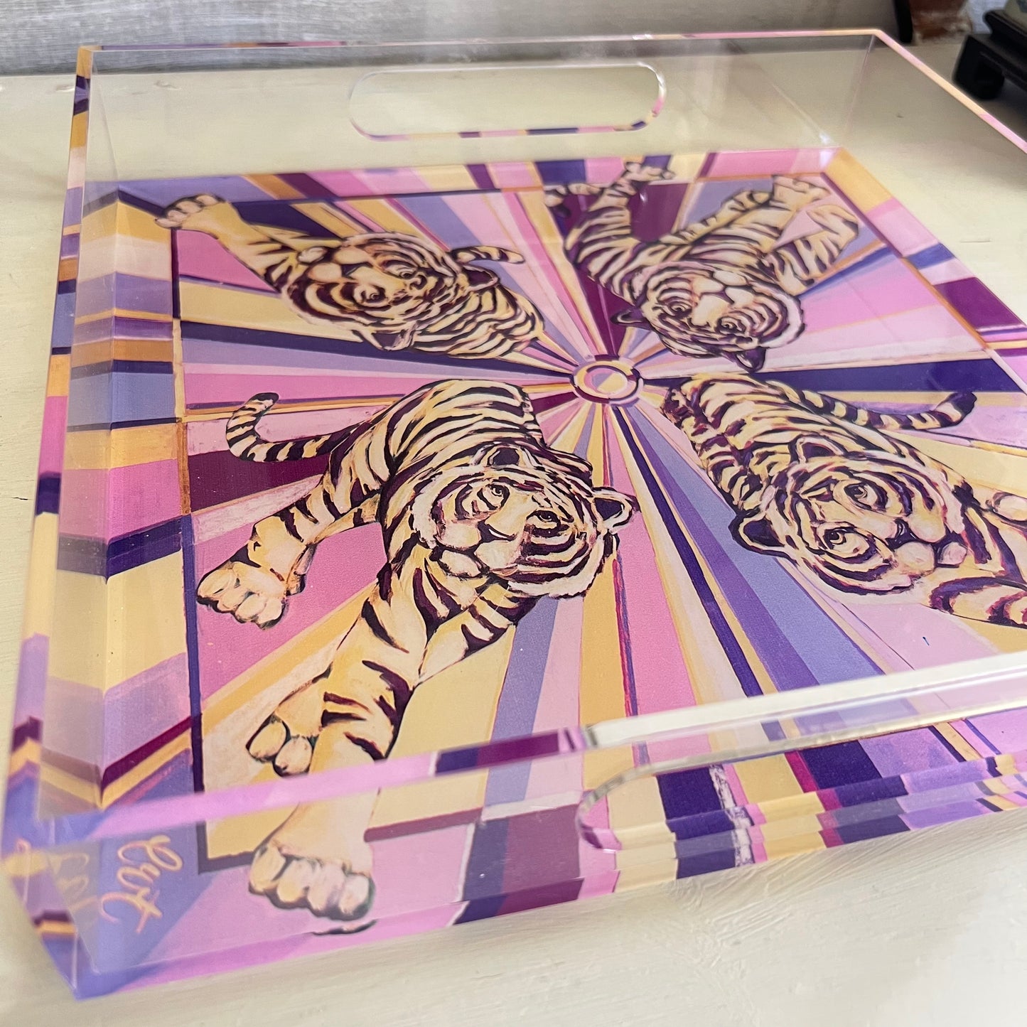 LWT Tiger Fever Acrylic Tray