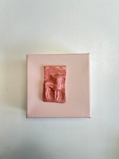 Lamb Intaglio on 4x4 in Canvas