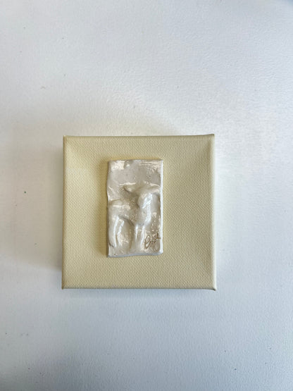 Lamb Intaglio on 4x4 in Canvas