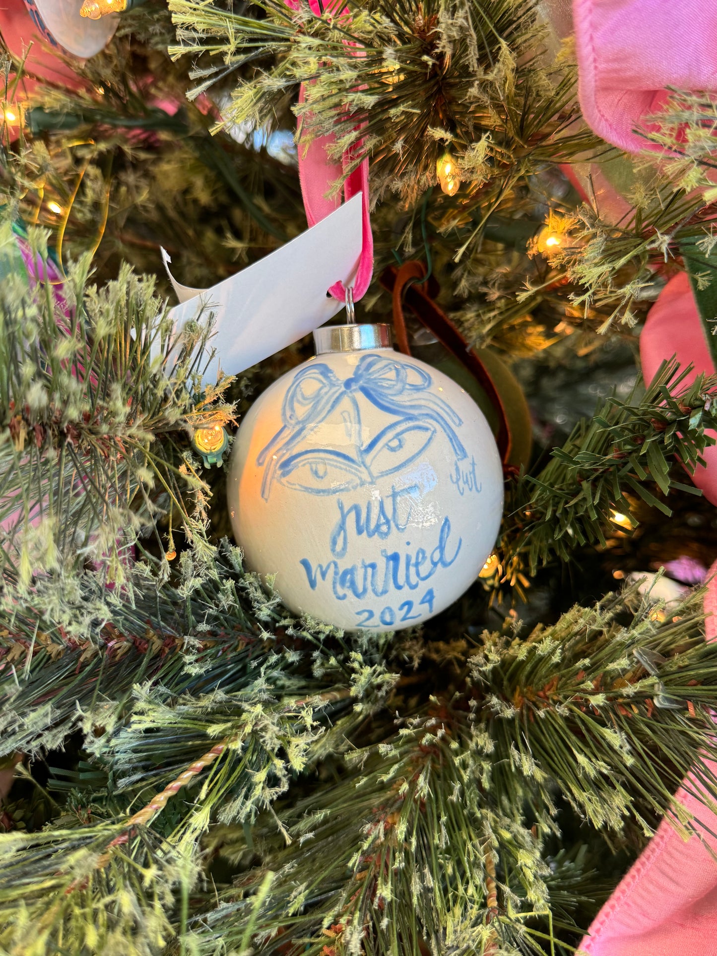 Just Married Ornament
