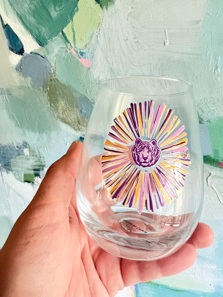 Tiger Wine Glass