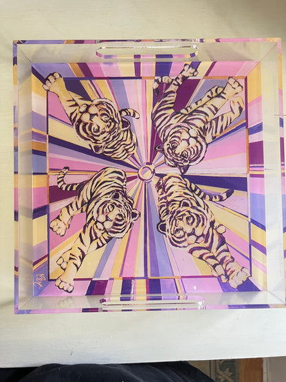 LWT Tiger Fever Acrylic Tray