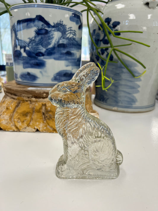 Vintage Glass Bunny