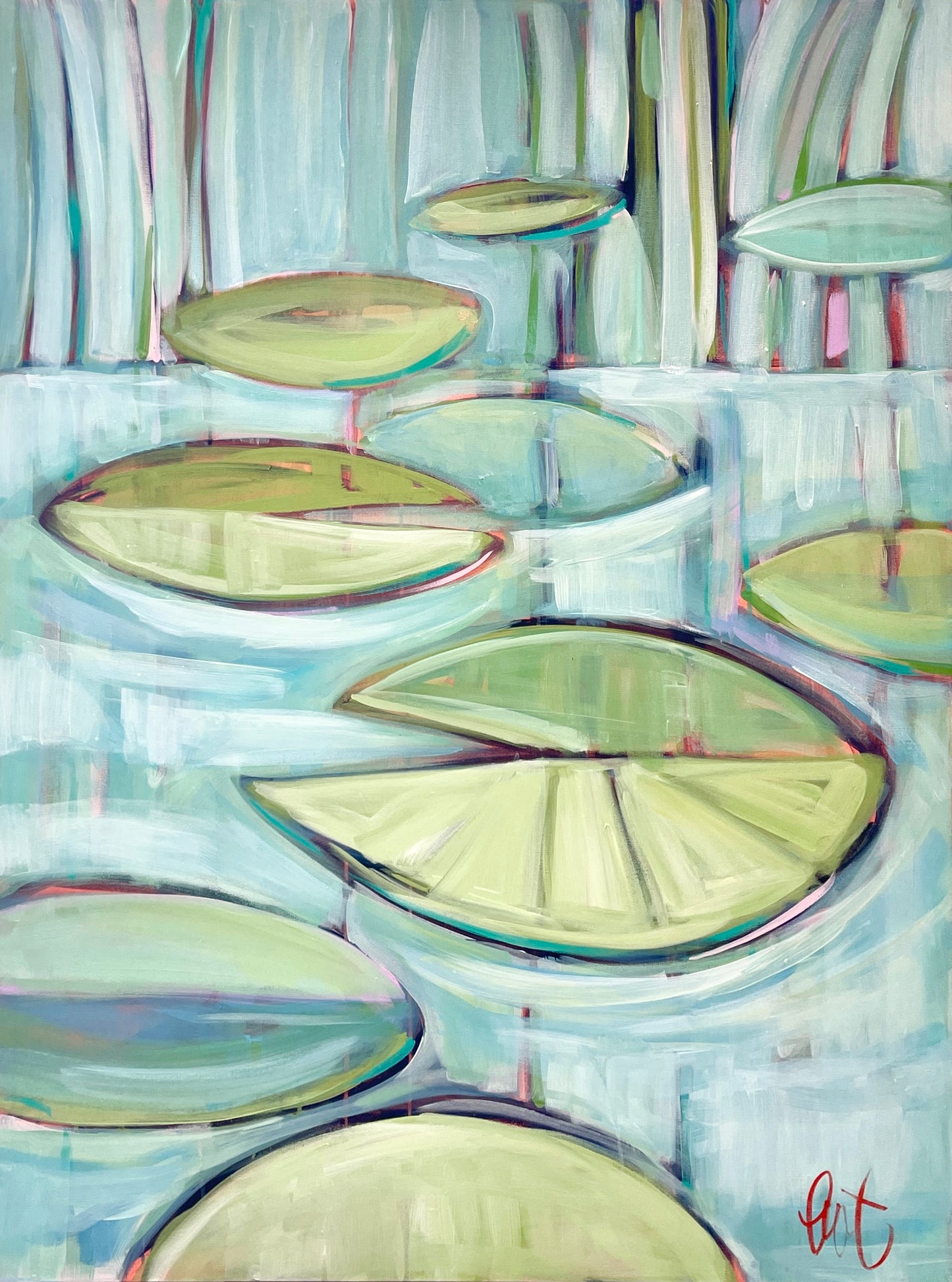 36 x 48 Lily Pad B