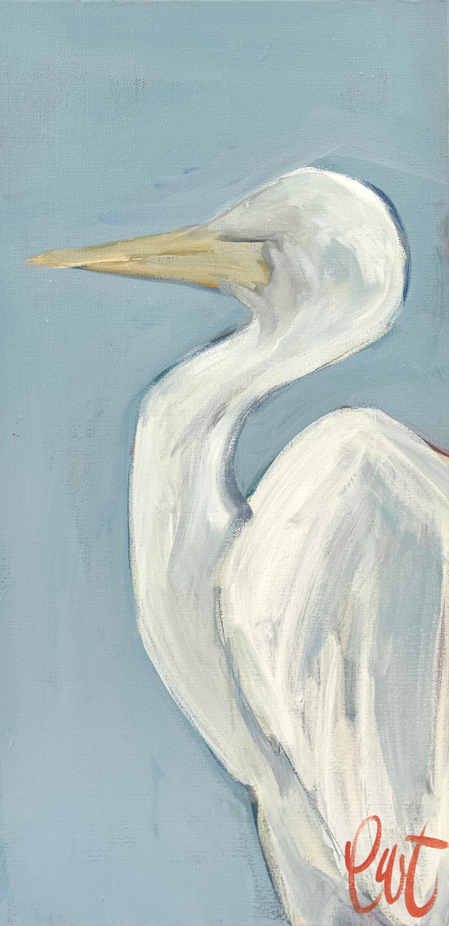 10x20in Egret