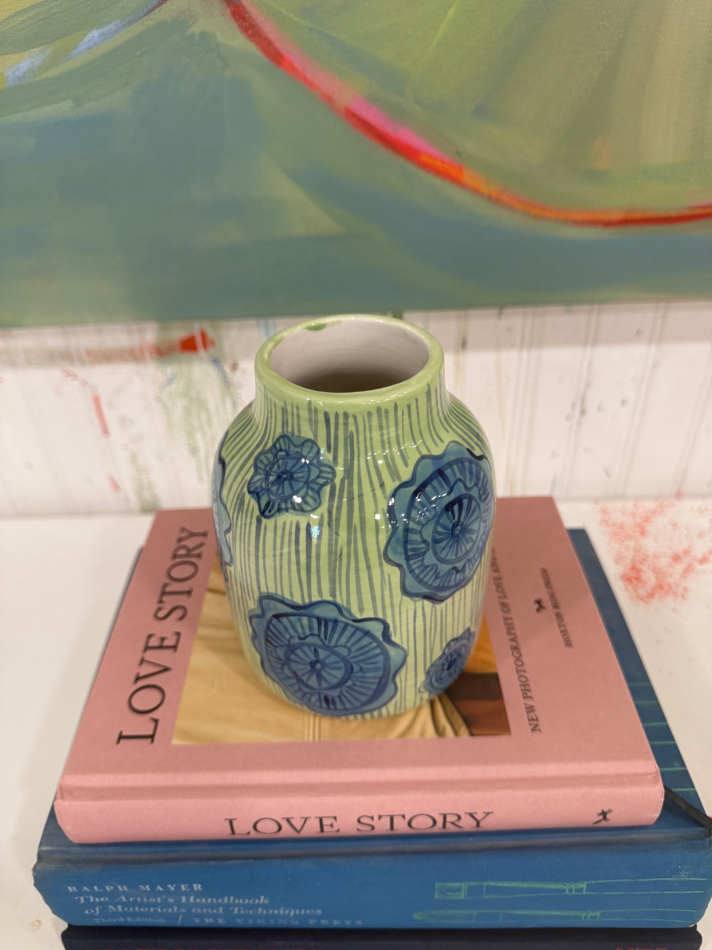 Green and Blue Vase