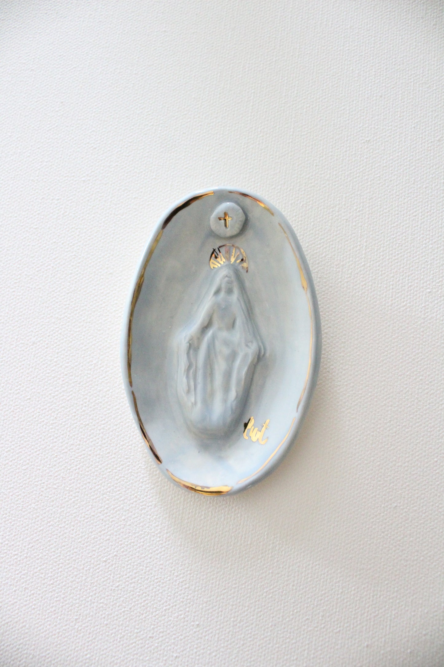 Blue Cross Mary Cameo
