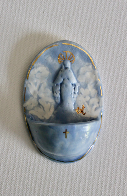 Font - Aqua with White Floral