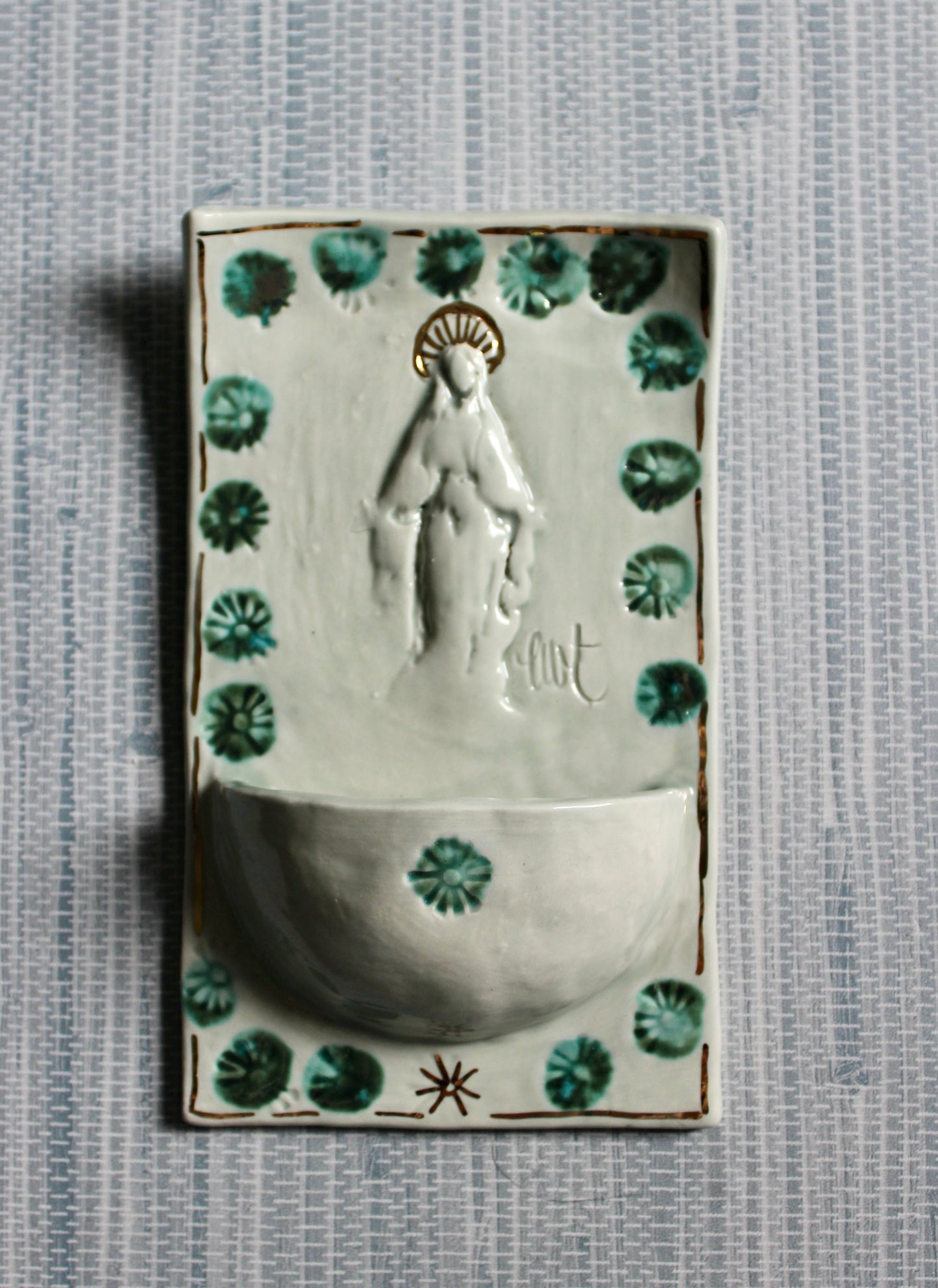 Large Font - Turquoise Sun Mary