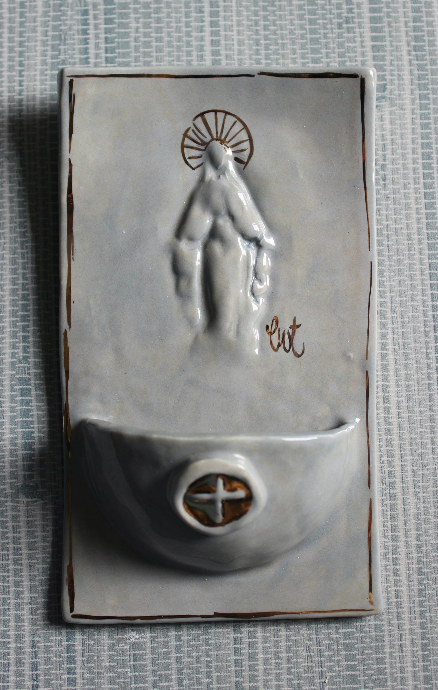 Large Font - Slate Blue Mary
