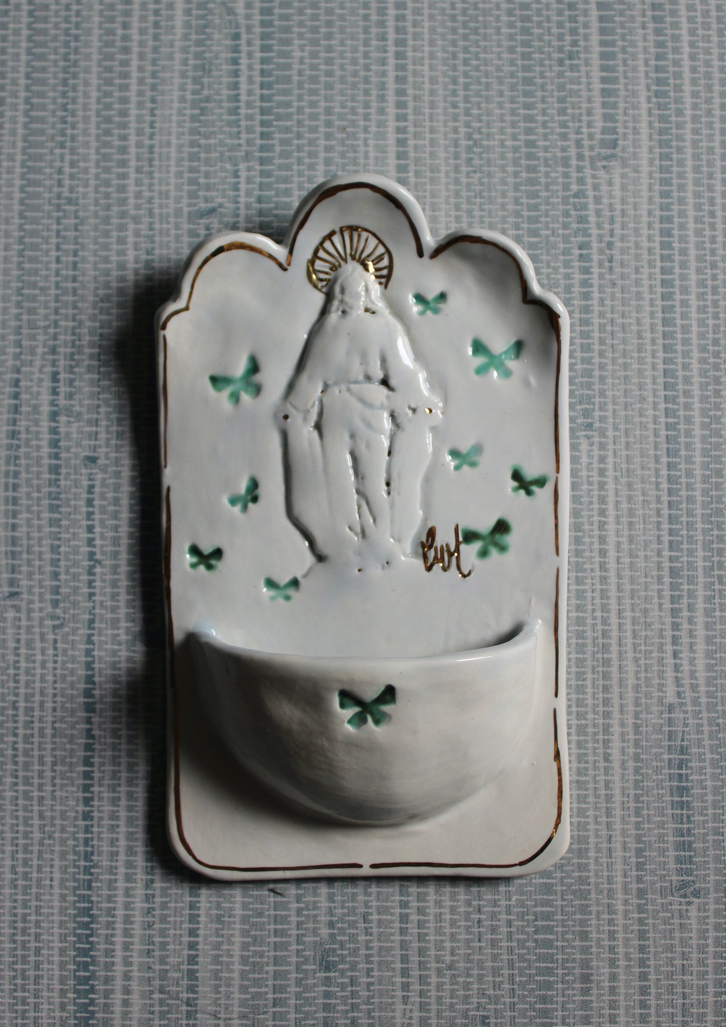 Large Font - Blue Butterfly Jesus