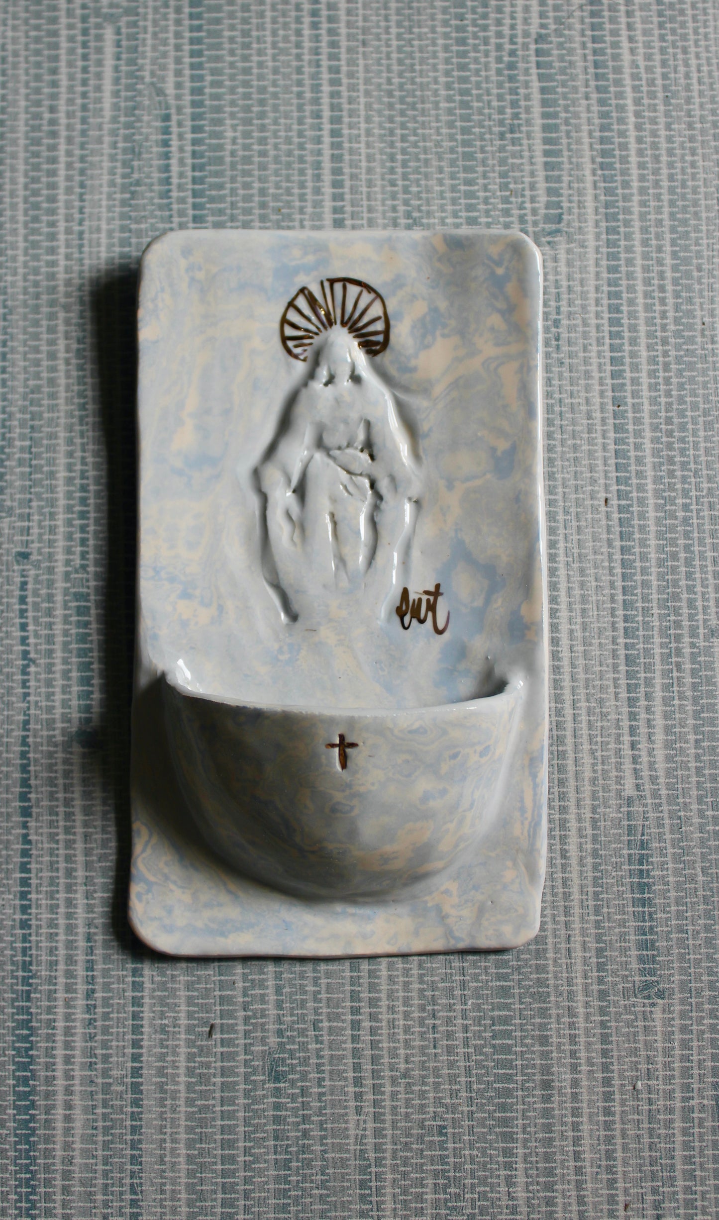 Large Font - Marbled Jesus