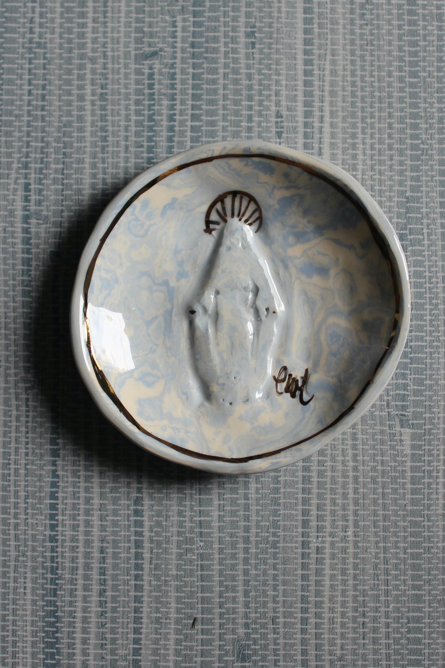 Blessing Bowl - Marbled Mary