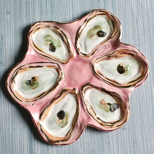 Pink Oyster Plate