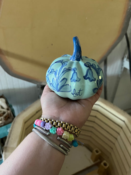 Mini Blue on Blue Pumpkin