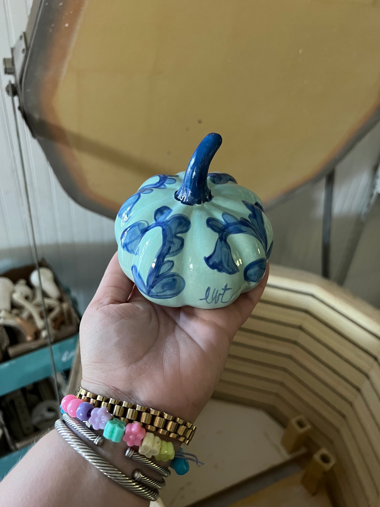 Mini Blue on Blue Pumpkin 2