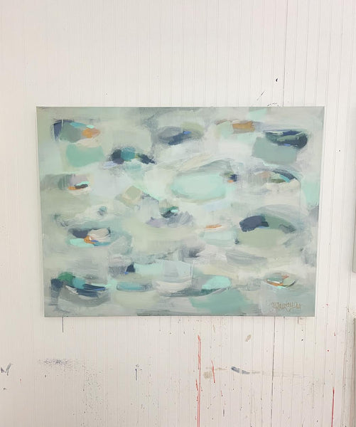 30x40 Blues Abstract