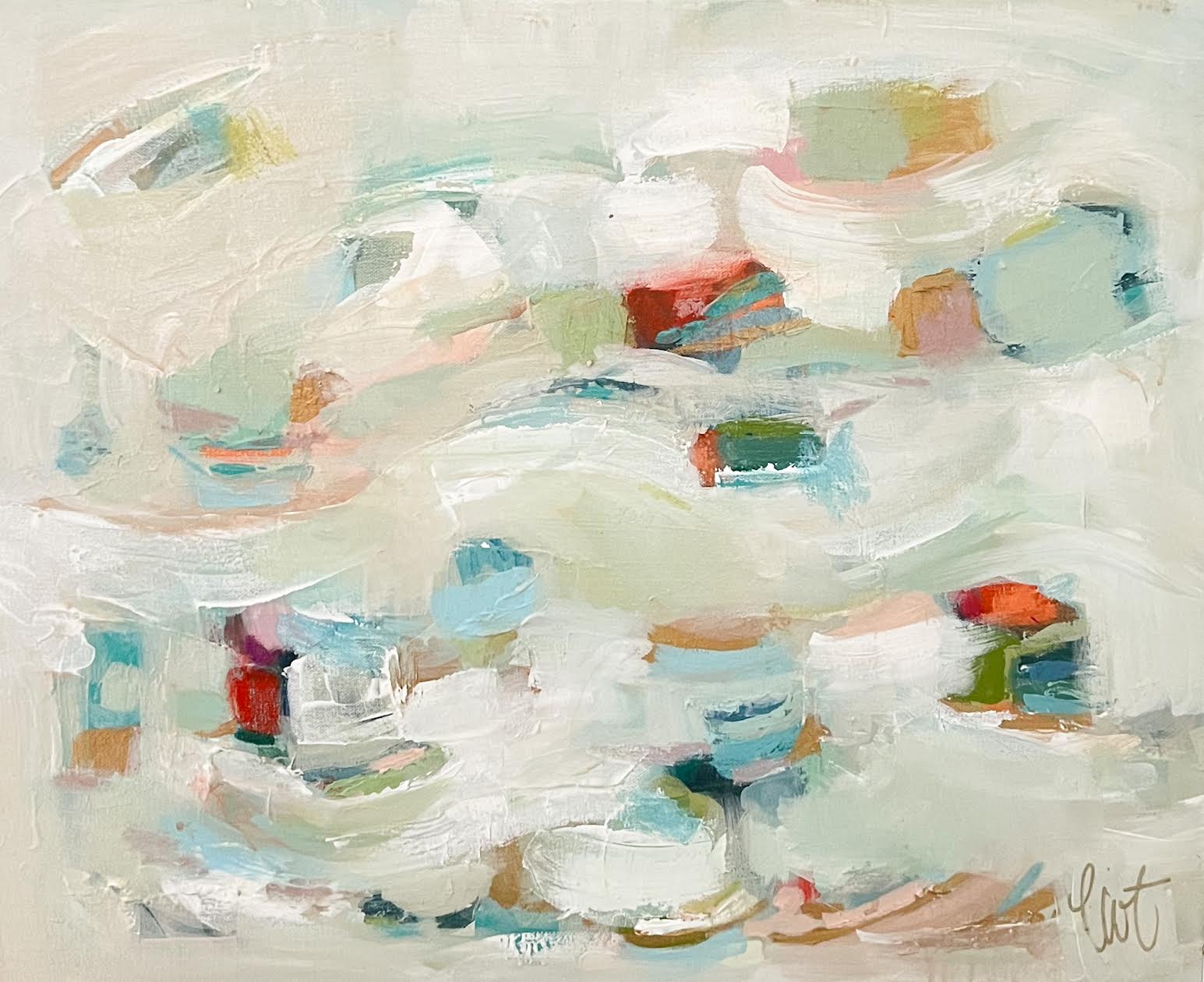 20x24 Creamy Abstract