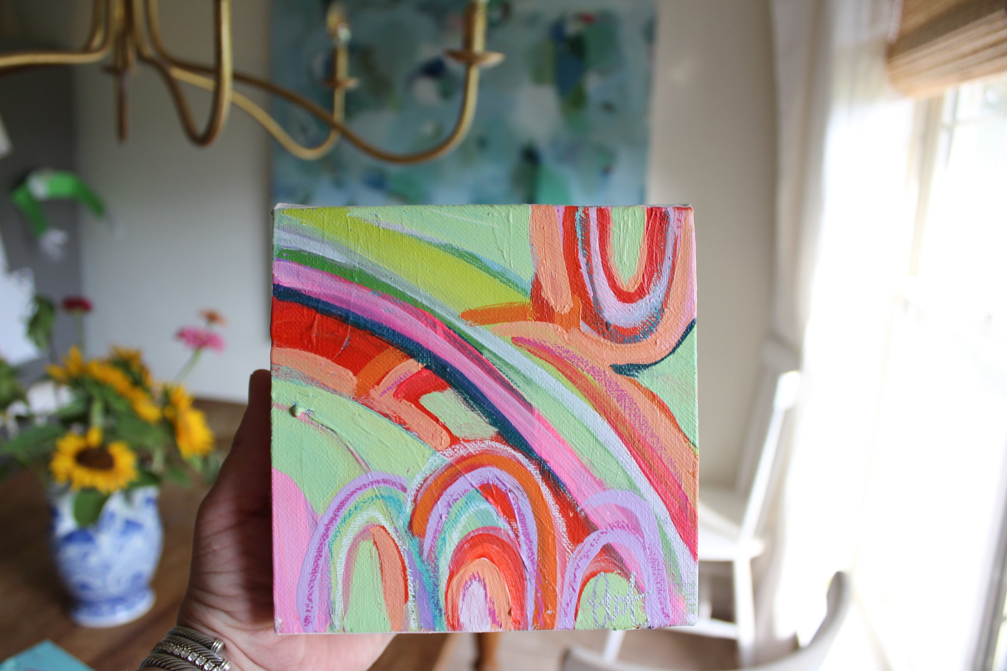 6x6 Rainbow Canvas
