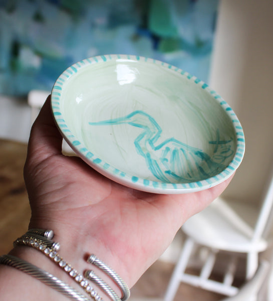Egret Trinket Dishes