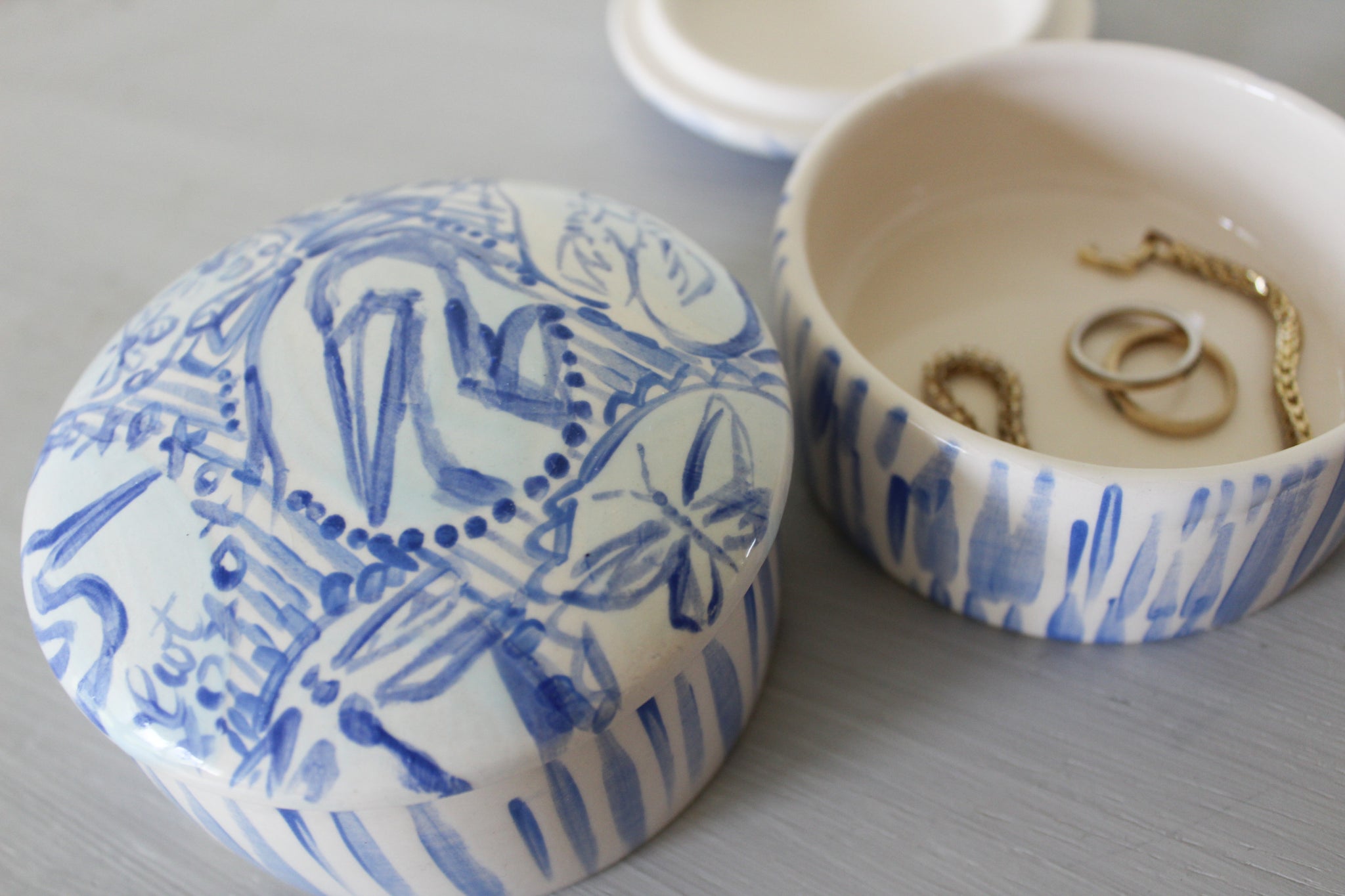 Egret Trinket Dishes