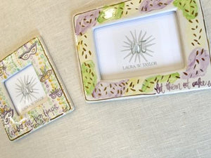 Mardi Gras Rectangle Frame